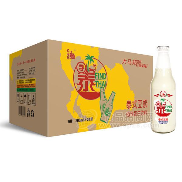 大馬邦 泰式豆奶植物蛋白飲料300ml