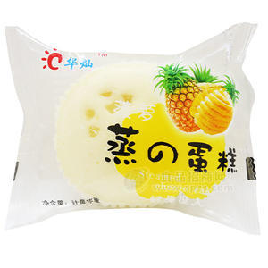 华灿蒸蛋糕菠萝味 称重