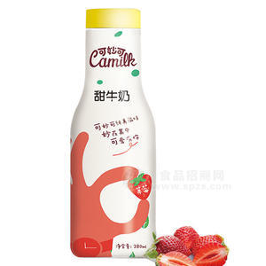 可妙可 草莓味 甜牛奶 乳飲品380mL