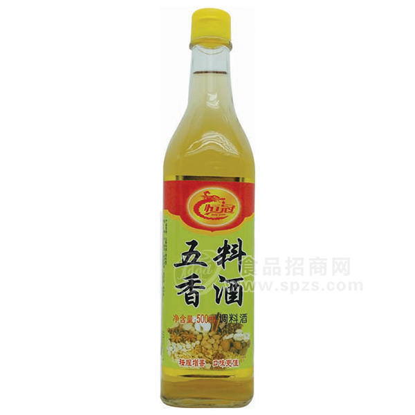 ·恒冠  五料香酒 调味品500mL 
