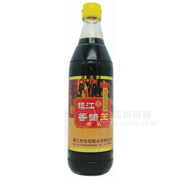 ·恒冠  精品  镇江香醋 香醋 调味品500mL 