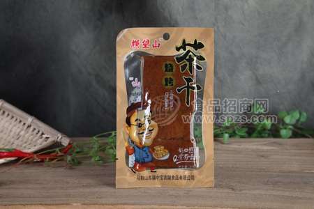 横望山茶干烧烤味30g 豆干