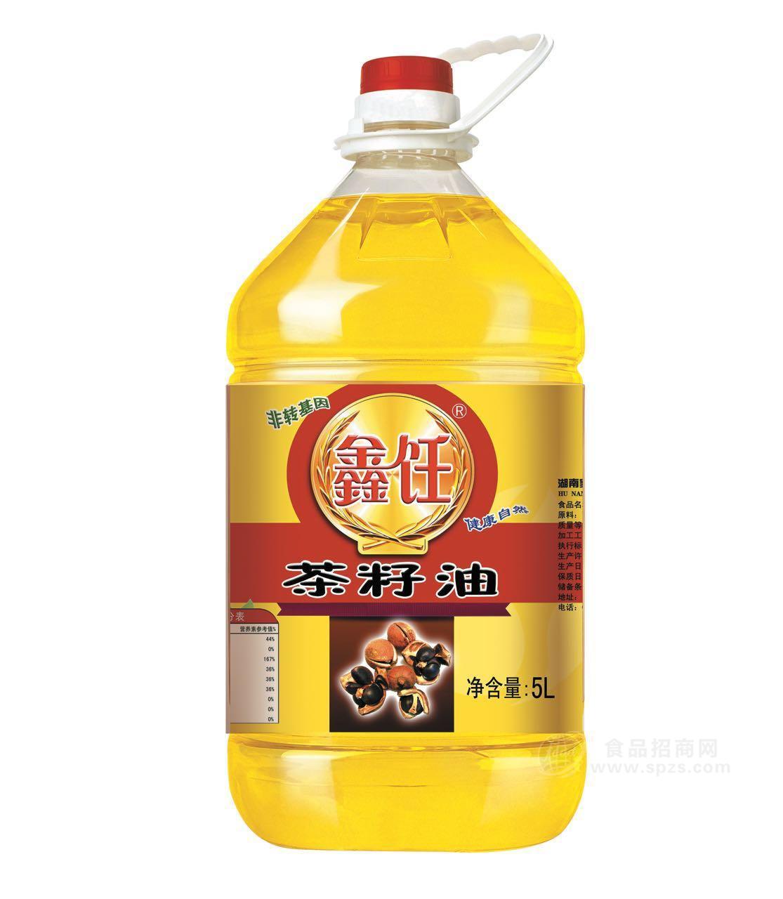 鑫飪非轉(zhuǎn)基因菜籽油5L 