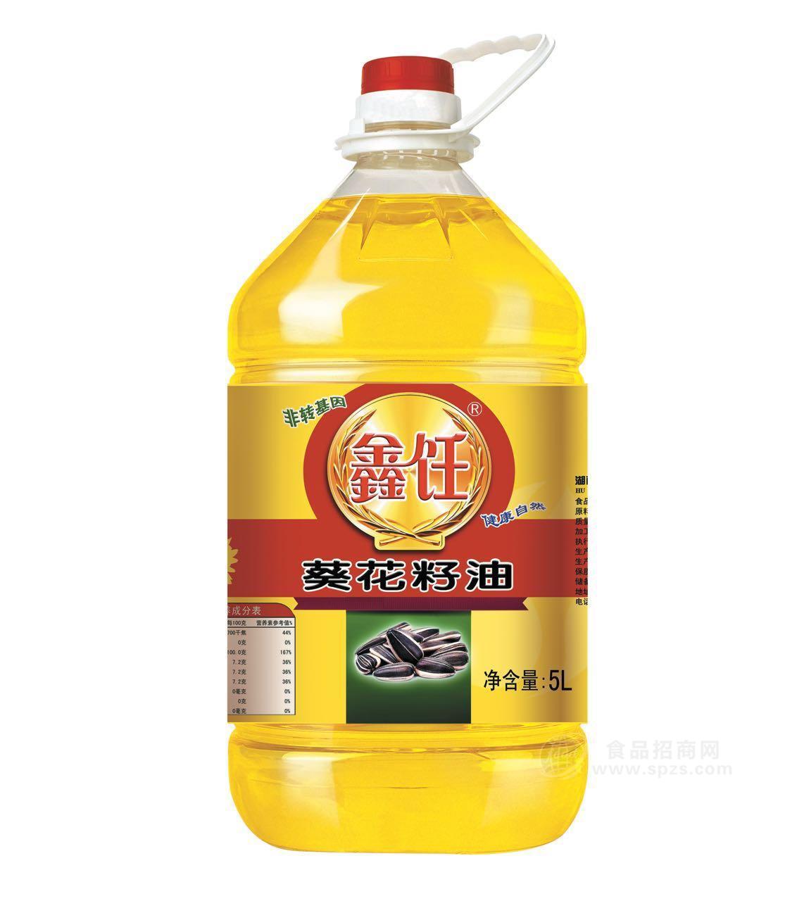 葵花籽油5L 非轉(zhuǎn)基因糧油