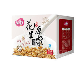 多培养  花生原浆 植物蛋白饮品 箱装