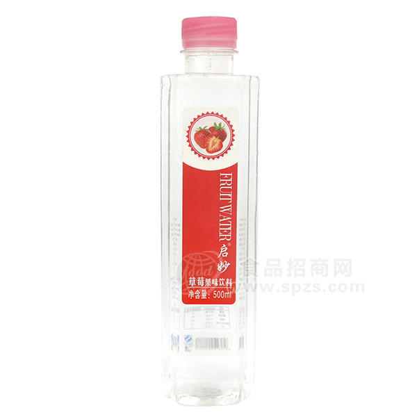 ·启妙 草莓味饮料  500mL 