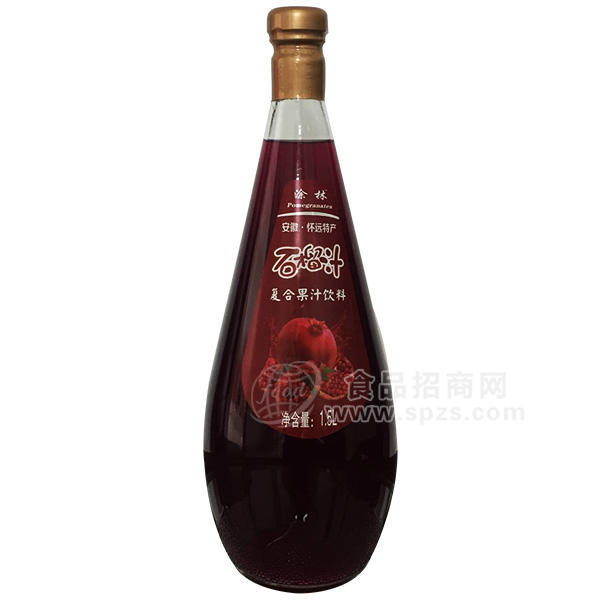 涂林 石榴汁 復(fù)合果汁飲料 1.5L