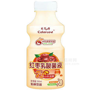 大花牛紅棗乳酸菌液飲品330ml