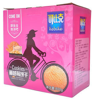 可比克蔓越莓饼干800g