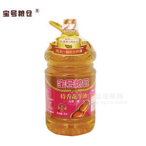 寶號(hào)糧倉(cāng) 特香壓榨一級(jí)花生油5L