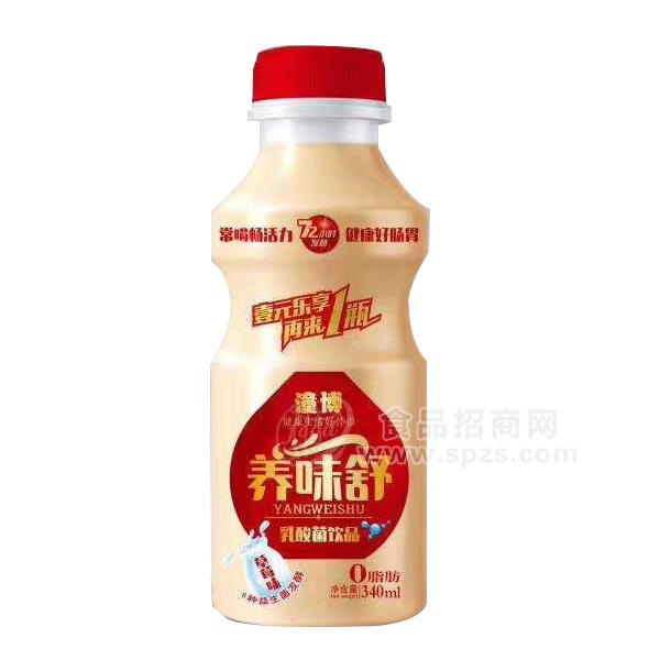 養(yǎng)味舒 草莓味 乳酸菌飲品 340mL