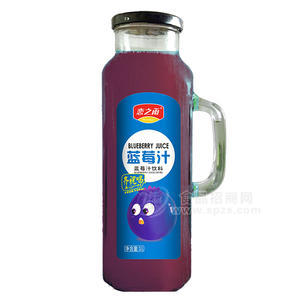 戀之雨藍(lán)莓汁 果汁飲料1L
