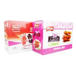 湘山紅醬汁糖醋魚休閑食品16gx20包