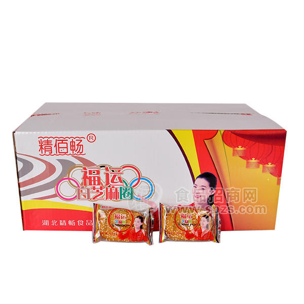 精佰畅 福运白芝麻圈 饼干