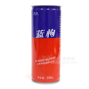 蓝莓枸杞果味饮料240ml