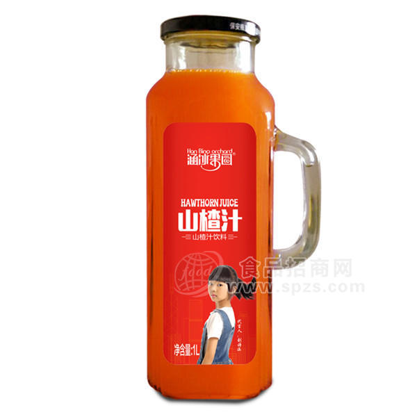 ·涵冰果园山楂汁饮料1L 