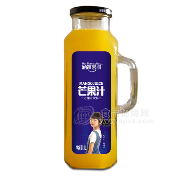 ·涵冰果园芒果汁饮料1L 