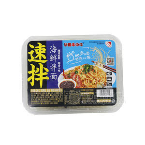 华田牛中牛速拌海鲜拌面 方便食品230g