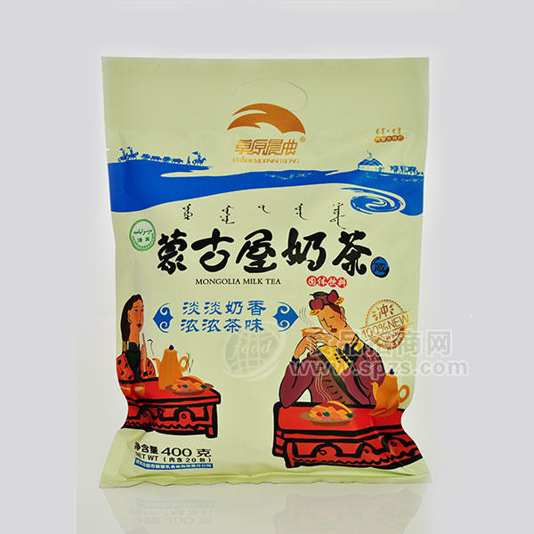 ·草原晨曲蒙古屋奶茶固体饮料400g 