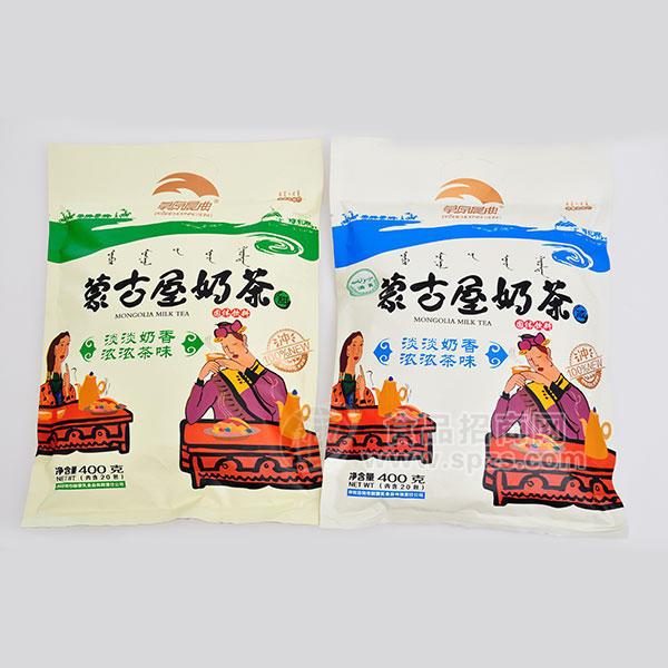 ·草原晨曲蒙古屋奶茶400g 
