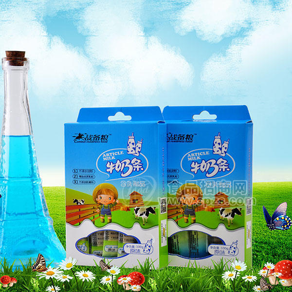 战备粮原味牛奶条含乳制品100g