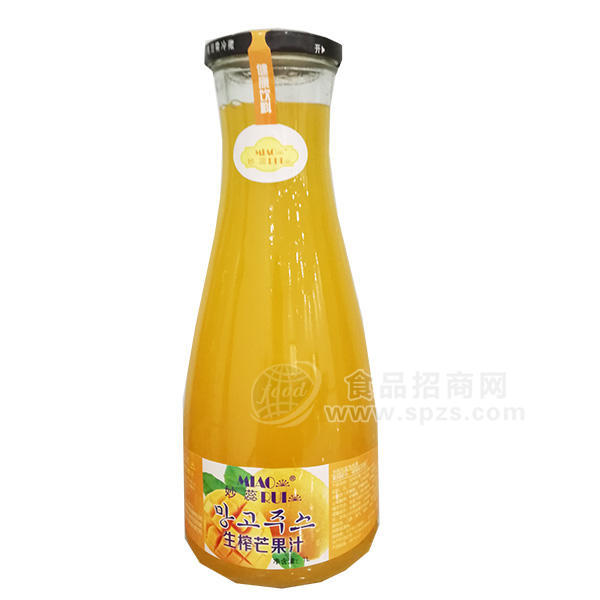 ·妙蕊 生榨芒果汁饮料1L 