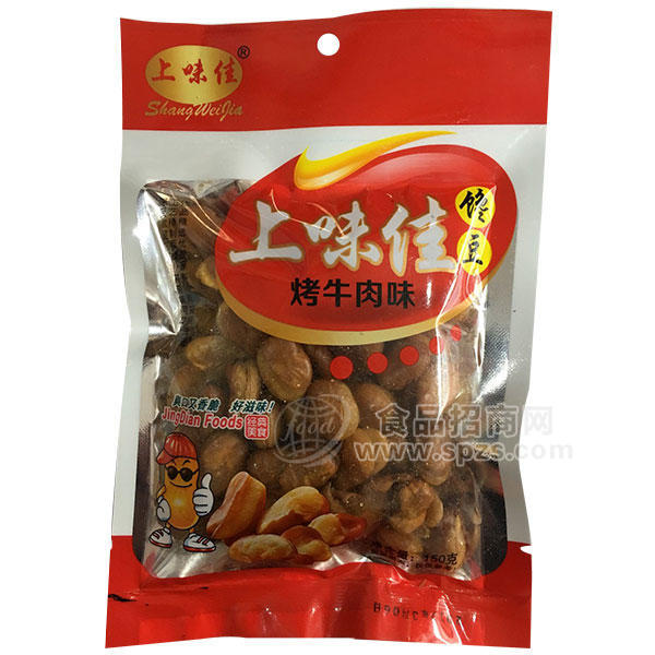 上味佳饞豆 烤牛肉味150g