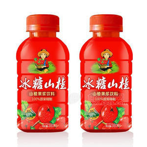 冰糖山楂山楂果浆饮料380ml