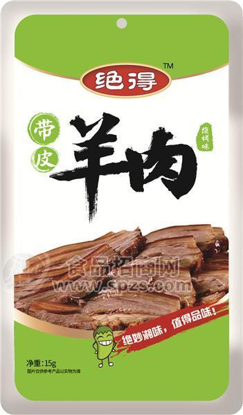 带皮羊肉  烧烤味15g
