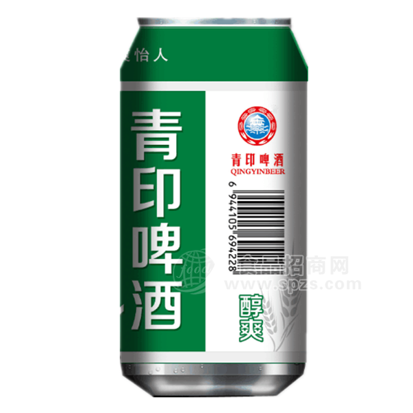 青印醇爽啤酒