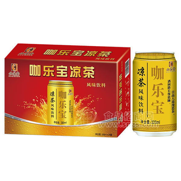 咖樂寶涼茶飲料 320mlx24罐