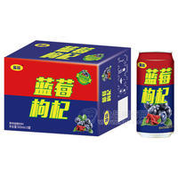 蓝喆蓝莓枸杞 碳酸饮料500mlx12罐