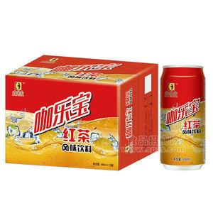 咖樂(lè)寶紅茶飲料 490mlx12罐