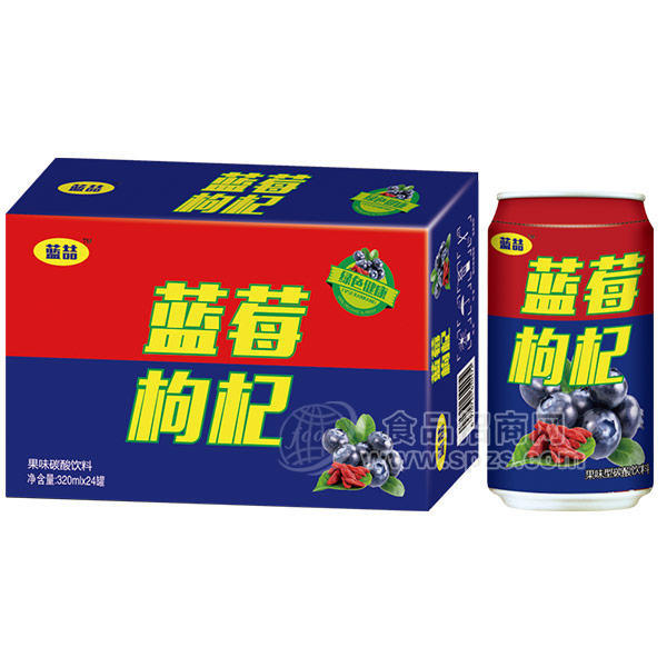 藍喆藍莓枸杞 碳酸飲料320mlx24罐