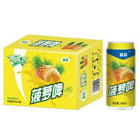 蓝喆菠萝啤 果味碳酸饮料490mlx12罐