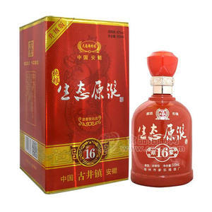 纯粮生态原浆浓香型白酒 16年窖龄500ml