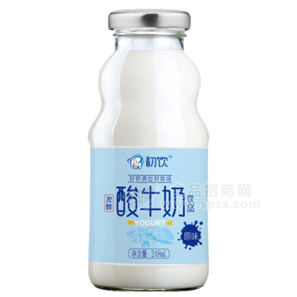 初饮  原味发酵酸牛奶 乳饮品248mL