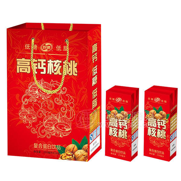 好源高鈣核桃復(fù)合蛋白飲品250mLx16盒