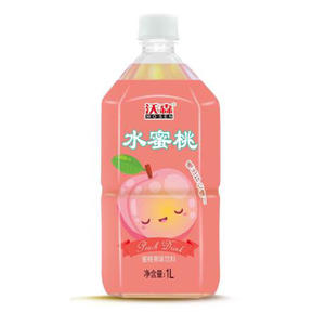 沃森水蜜桃蜜桃果味饮料1L