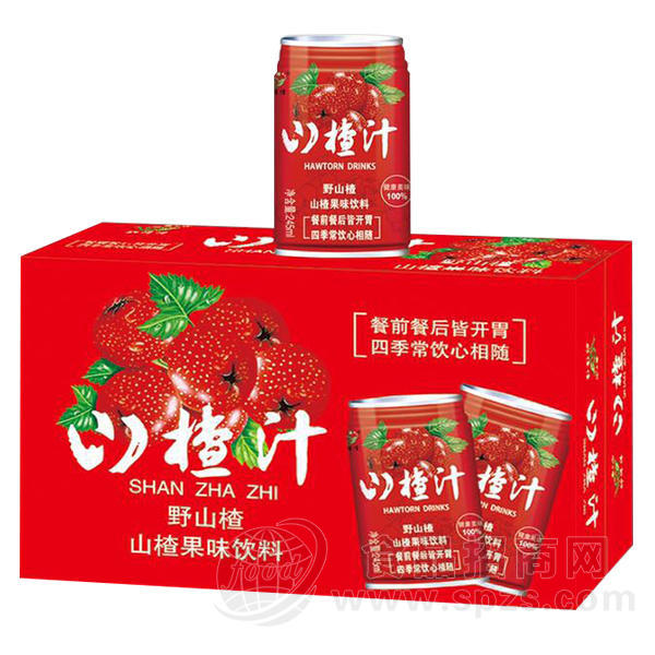 好佳佳 山楂汁 山楂果味饮品 245mL