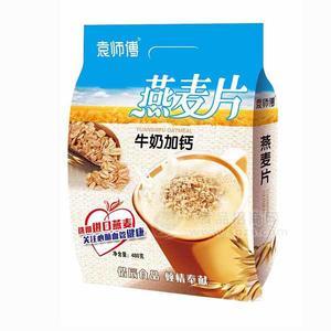 袁師傅 牛奶加鈣燕麥片 沖調類480g