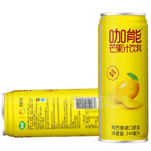 咖能 芒果汁饮料 罐装240mL
