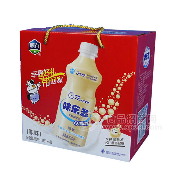 順有味樂多原味乳味飲料1.25Lx6瓶