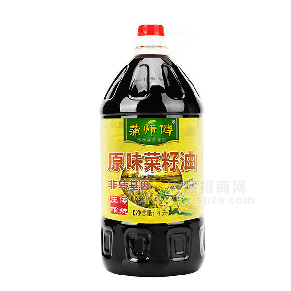 蒲師傅原味菜籽油 食用油4L