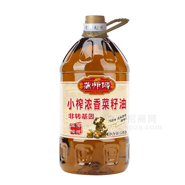 蒲師傅小榨濃香菜籽油 食用油5L