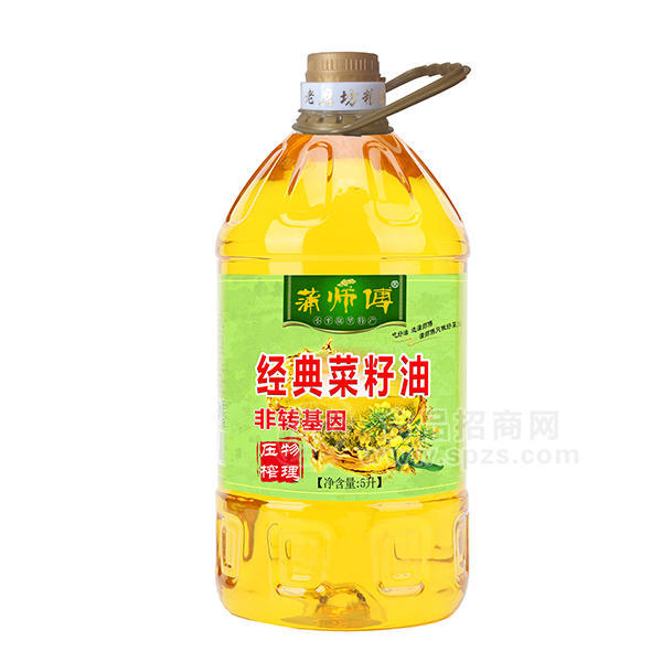 蒲師傅經(jīng)典菜籽油 食用油5L