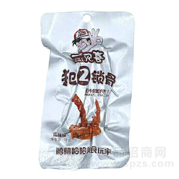 一见喜 犯2锁骨 香辣味休闲食品 18g