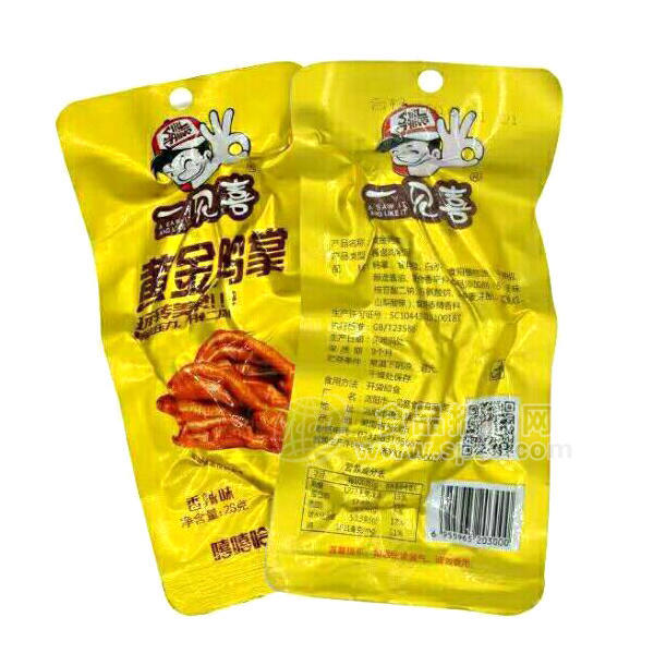 一见喜  香辣味  黄金鸭掌 休闲食品