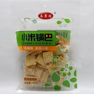 易景園小米鍋巴孜然燒烤味 休閑食品90g