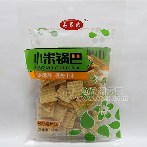 ·易景园小米锅巴孜然烧烤味 休闲食品90g 